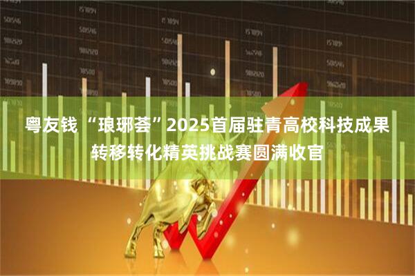 粤友钱 “琅琊荟”2025首届驻青高校科技成果转移转化精英挑战赛圆满收官
