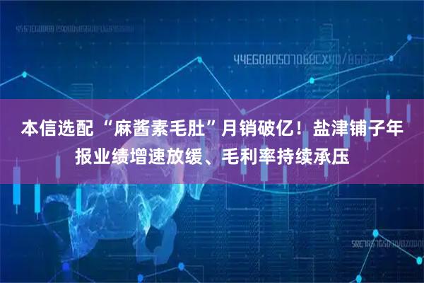 本信选配 “麻酱素毛肚”月销破亿！盐津铺子年报业绩增速放缓、毛利率持续承压