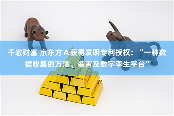 千宏财富 京东方Ａ获得发明专利授权：“一种数据收集的方法、装置及数字孪生平台”